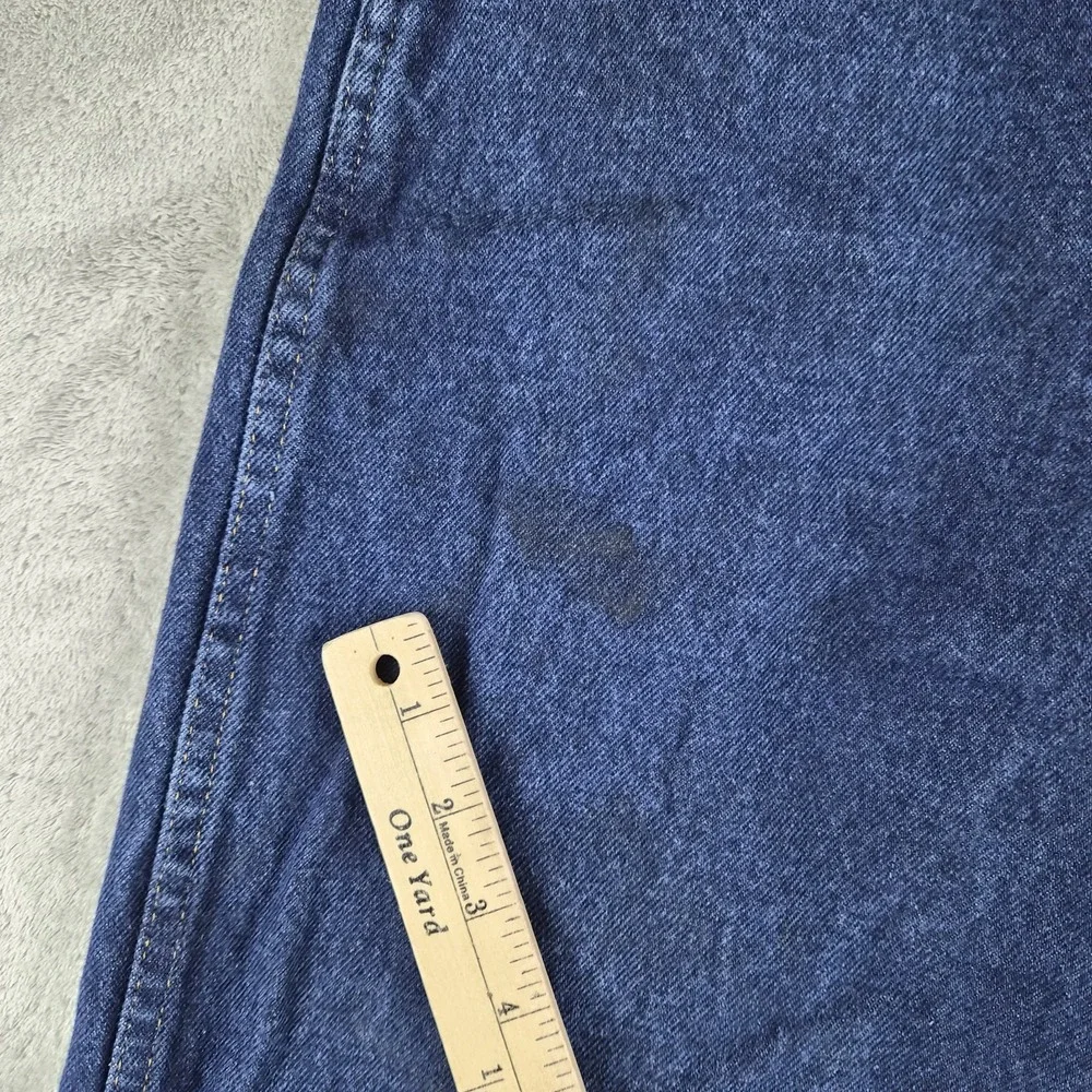 Vintage Rustler Jeans‎ Mens 32x32 Blue Denim Straight Leg Dark Wash 100% Cotton